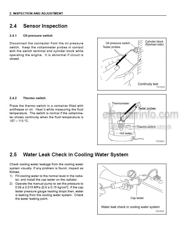 Photo 6 - Komatsu 72-2 75-2 78-1 84-2 Series Shop Manual Diesel Engine SEBM002400