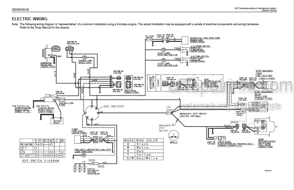 Photo 3 - Komatsu 76E-6 Series Shop Manual Engine SEN05334-00
