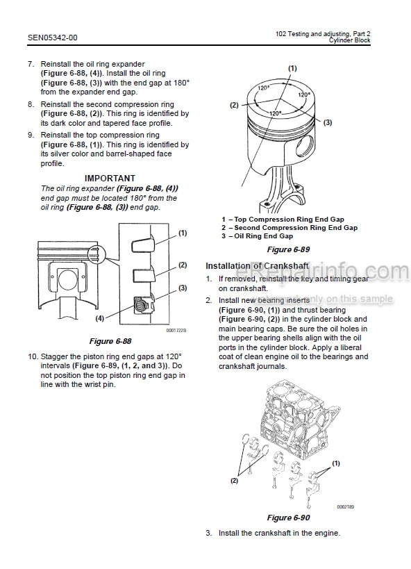 Photo 6 - Komatsu 82E To 98E Series Shop Manual Diesel Engine SEBM035103