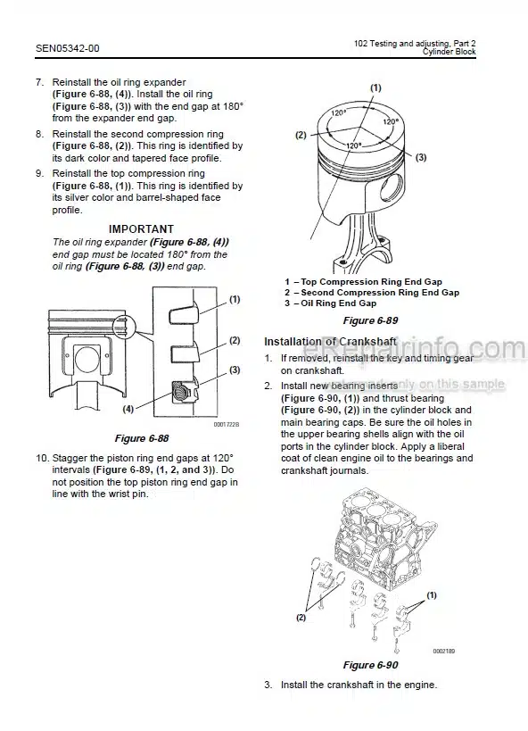 Photo 5 - Komatsu 76E-6 Series Shop Manual Engine SEN05334-00
