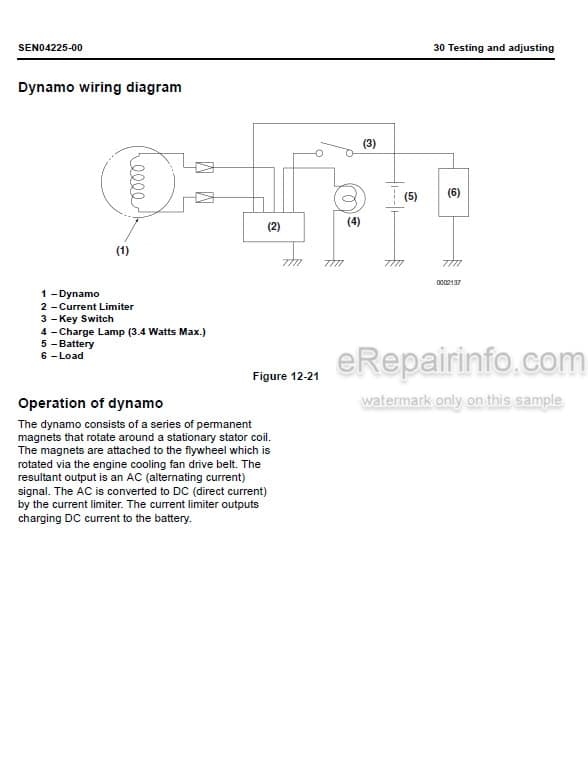Photo 3 - Komatsu 82E-6 To 98E-6 Series Shop Manual Engine SEN04211-03