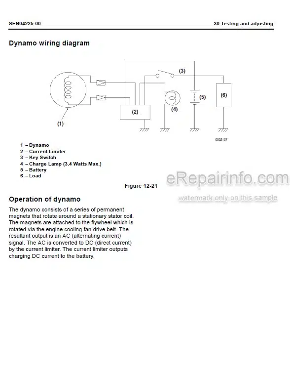 Photo 3 - Komatsu 82E-6 To 98E-6 Series Shop Manual Engine SEN04211-03