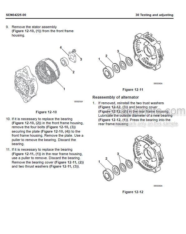 Photo 1 - Komatsu 82E-6 To 98E-6 Series Shop Manual Engine SEN04211-03