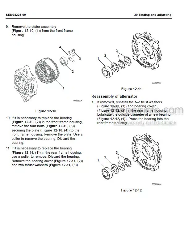 Photo 2 - Komatsu 82E-6 To 98E-6 Series Shop Manual Engine SEN04211-03