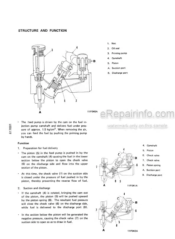 Photo 3 - Komatsu 8V170-1 Series Shop Manual Engine SEBE61700104