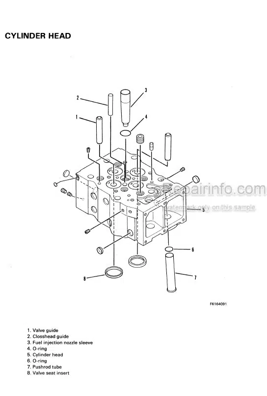 Photo 5 - Komatsu 8V170-1 Series Shop Manual Engine SEBE61700104