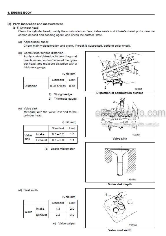 Photo 1 - Komatsu 94E 98E Series Shop Manual Diesel Engine SEBM013001