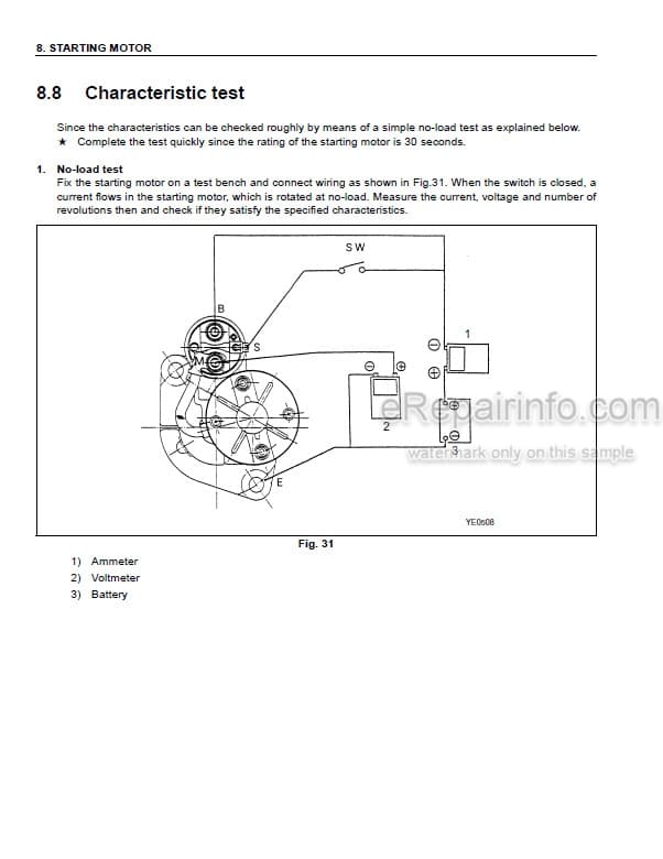Photo 4 - Komatsu 94E 98E Series Shop Manual Diesel Engine SEBM013001