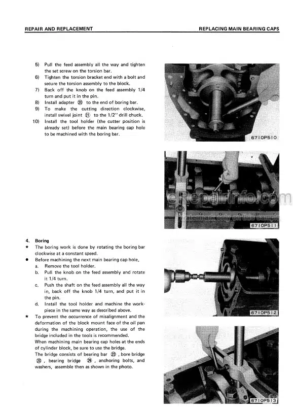 Photo 5 - Komatsu Cummins N855C NT855C NTA855C Shop Manual Diesel Engine SEBE6710A03