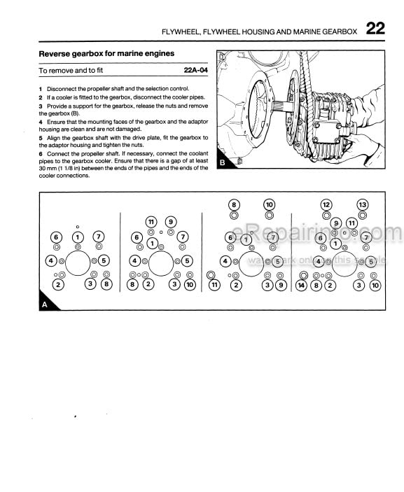 Photo 3 - Komatsu Hanomag 504-2 504-2T Workshop Manual Diesel Engine 4799006M1