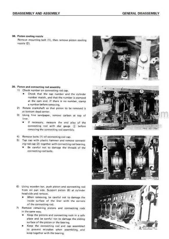 Photo 7 - Komatsu S6D170-1 SA6D170-B1 SA6D170-A1 Shop Manual Diesel Engine SEBES6161000