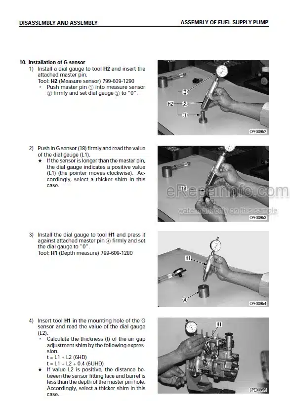 Photo 6 - Komatsu G421 G422 G521 G522 G523 Service Manual Transmission 2975413M1