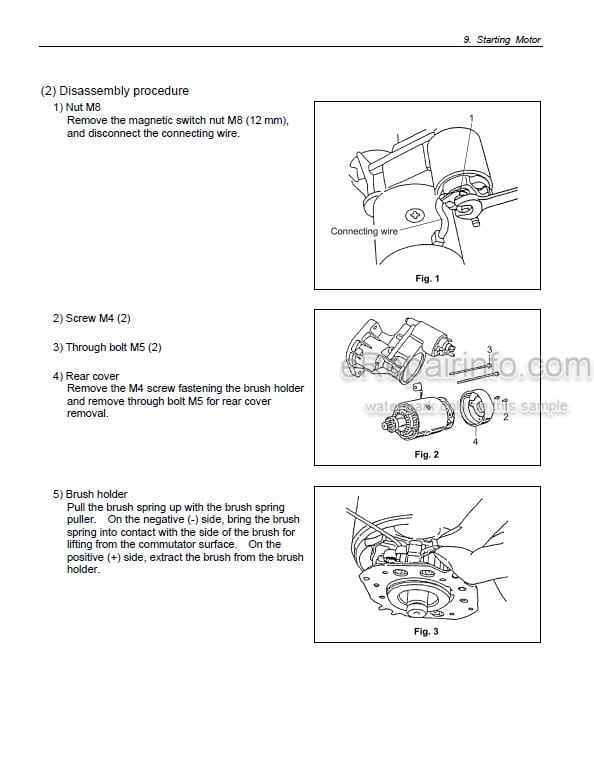 Photo 1 - Komatsu TNV 3D82AE To S4D106 Series Shop Manual Diesel Engine WEBMTNV000
