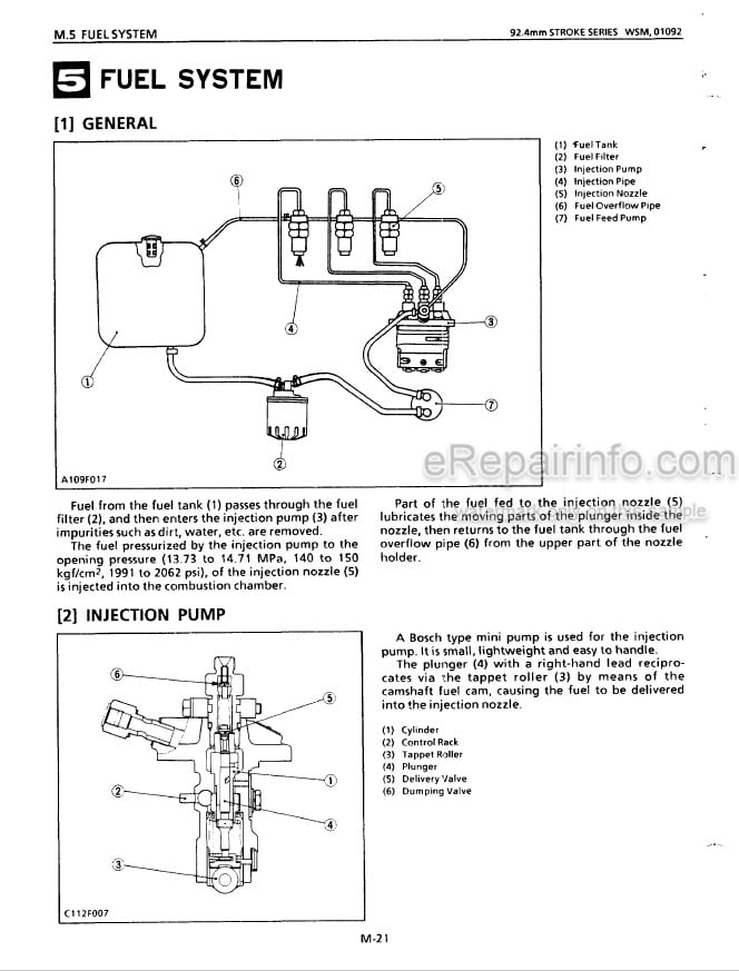 Photo 3 - Kubota 03 Series Workshop Manual Diesel Engine