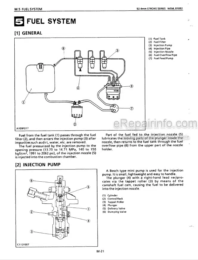 Photo 3 - Kubota 03 Series Workshop Manual Diesel Engine