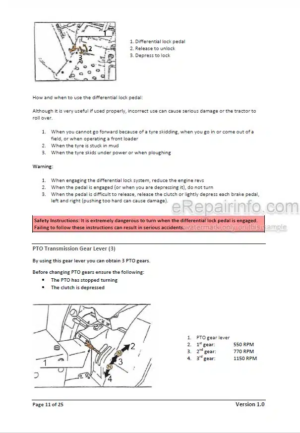 Photo 5 - Kubota B1550 B1750 Operators Manual Tractor 66416-6291-3