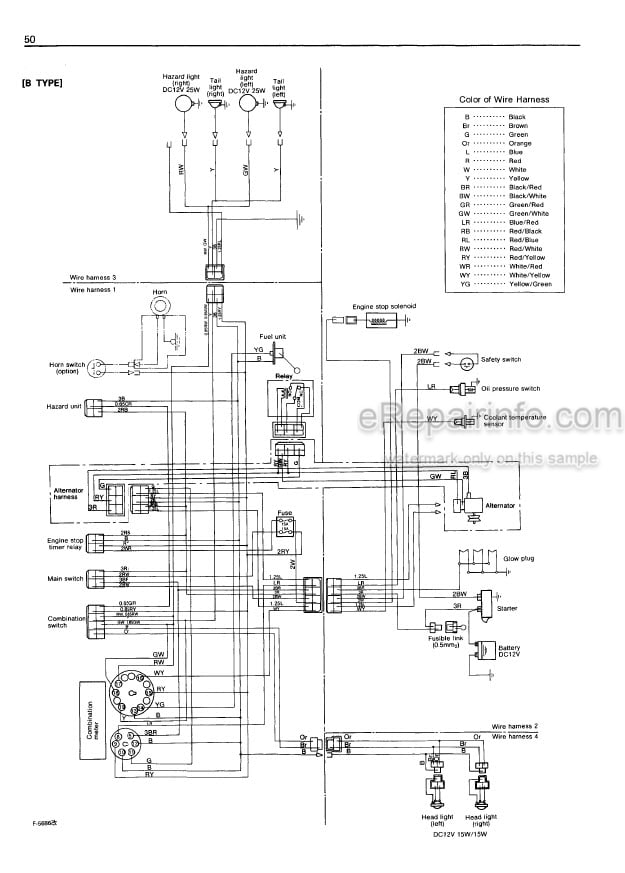 Photo 3 - Kubota B1550 B1750 Operators Manual Tractor 66416-6291-3