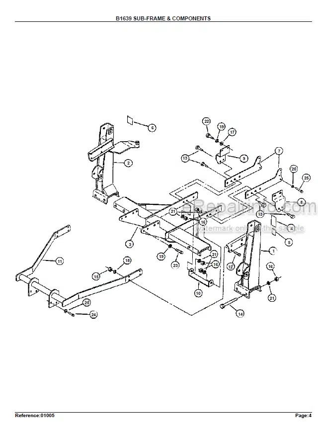 Photo 1 - Kubota B1630 Parts Book Loader