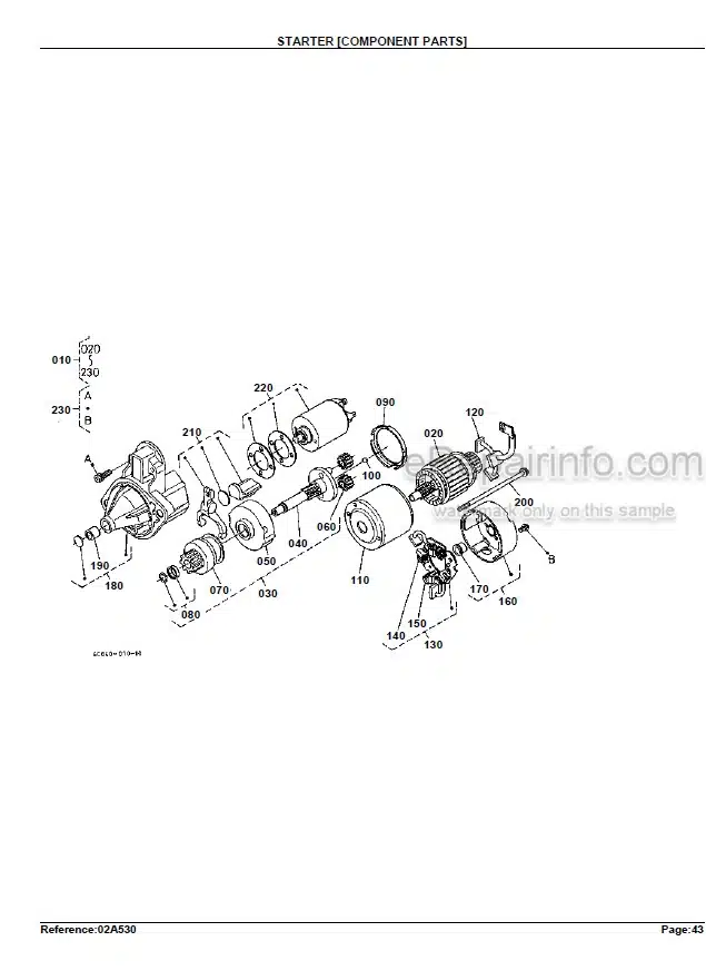 Photo 9 - Kubota B1700D Parts Book Tractor