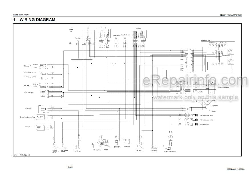 Photo 3 - Kubota B2301 B2601 Workshop Manual Tractor