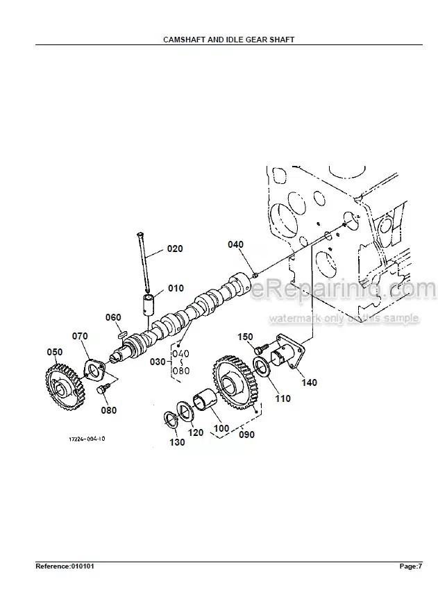 Photo 1 - Kubota B2400HSE Parts Book Tractor