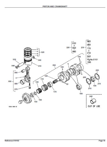 Photo 5 - Kubota B5100D B5100E Parts List Tractor 66496-6292-5