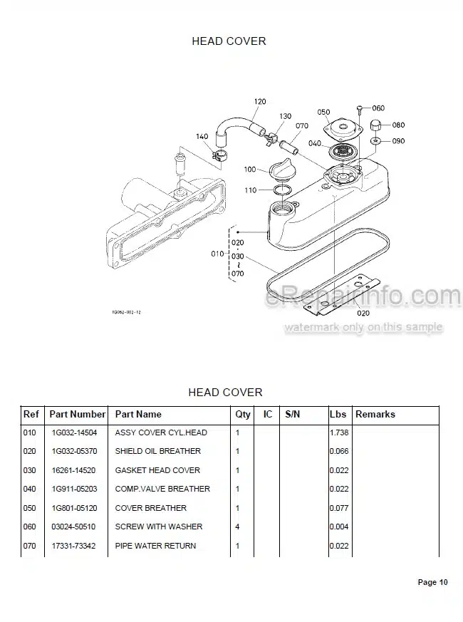 Photo 6 - Kubota B21 Parts Book Tractor