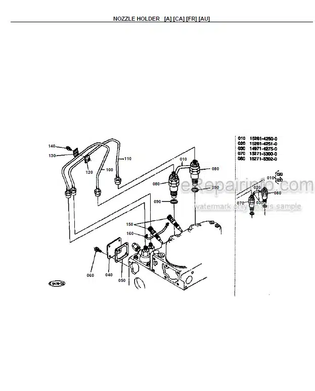 Photo 6 - Kubota B3030HSD Parts Book Tractor