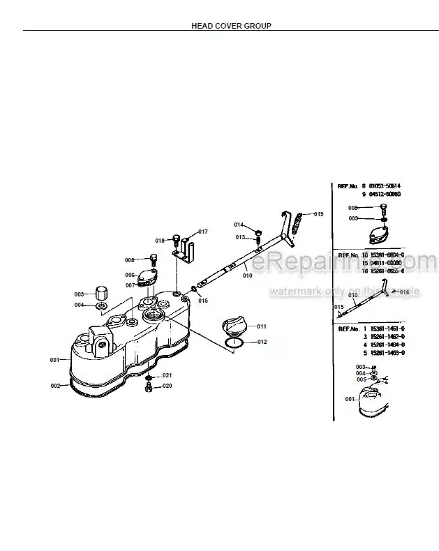 Photo 1 - Kubota B6100D-T Parts Book Tractor