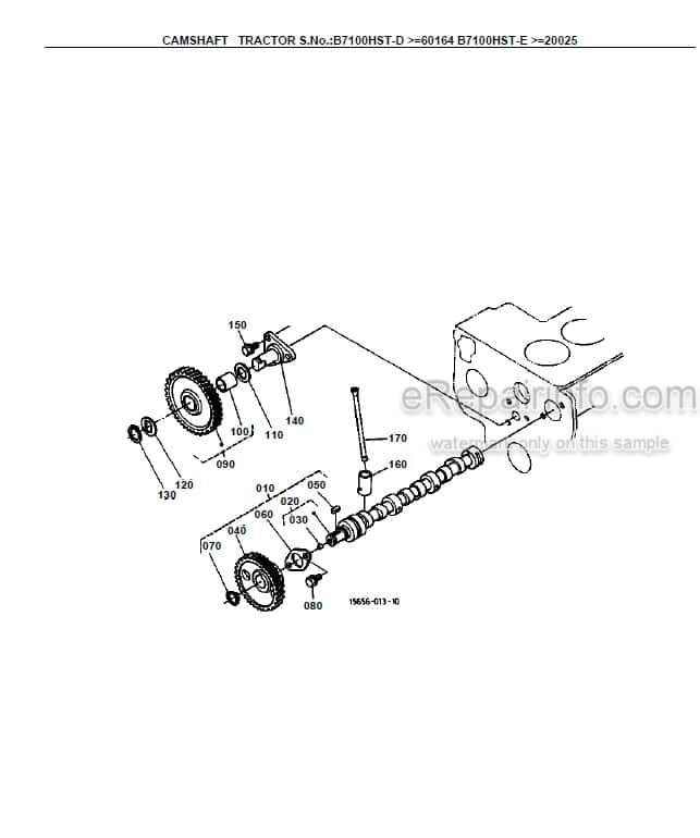 Photo 2 - Kubota B7100HST-D New Type Parts Book Tractor