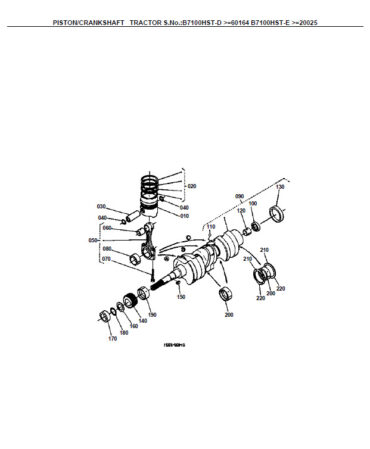 Photo 1 - Kubota B7100HST-E New Type Parts Book Tractor