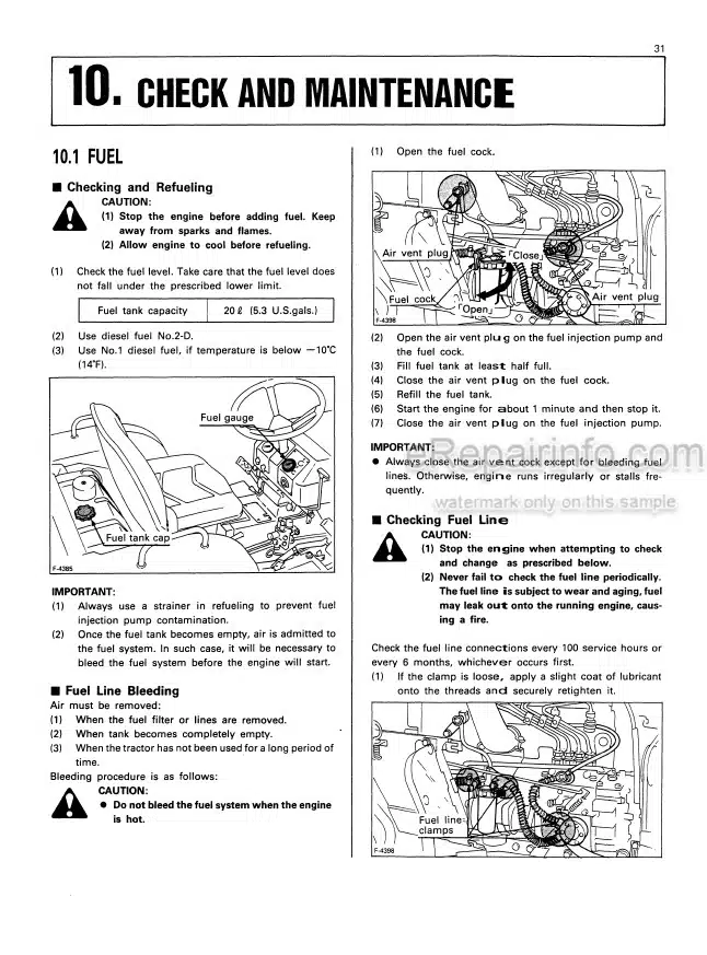 Photo 6 - Kubota B8200 Operators Manual Tractor