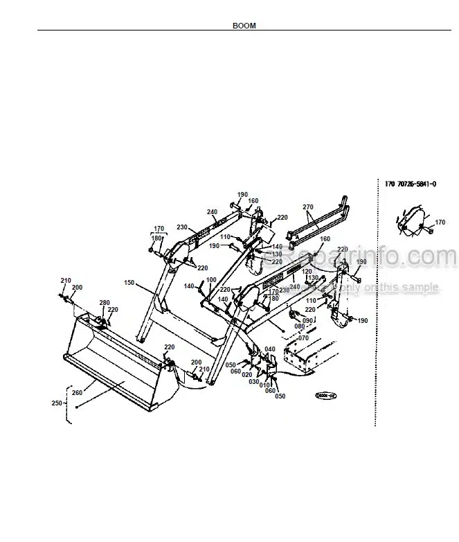 Photo 4 - Kubota BF300A Parts Book Loader