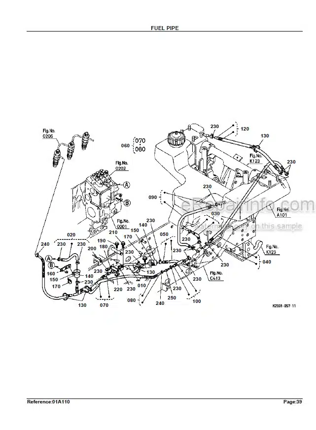 Photo 8 - Kubota BX23D Parts Book Tractor