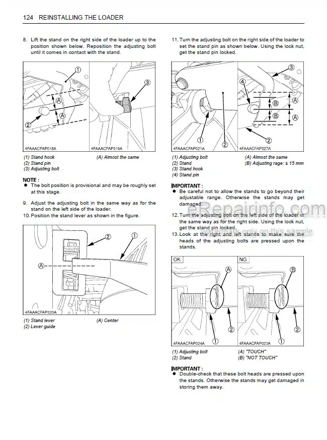 Photo 5 - Kubota BX1850 BX2350 Operators Manual Tractor K2581-7121-2