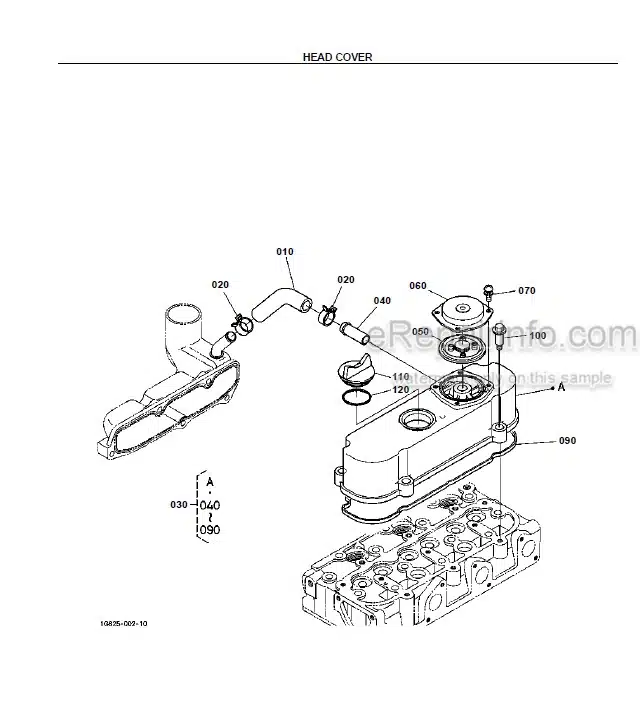 Photo 1 - Kubota BX24D Parts Book Tractor