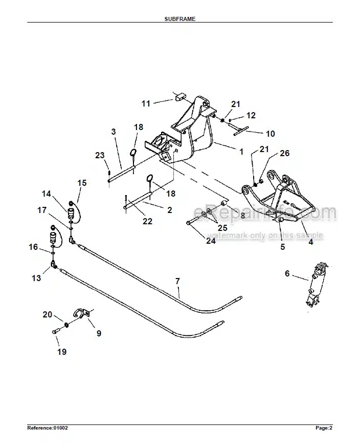 Photo 6 - Kubota BX2537 Parts Book Sweeper