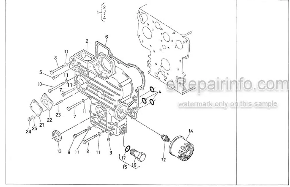 Photo 8 - Kubota D950-BBS-1 Parts List Engine 07909-59000