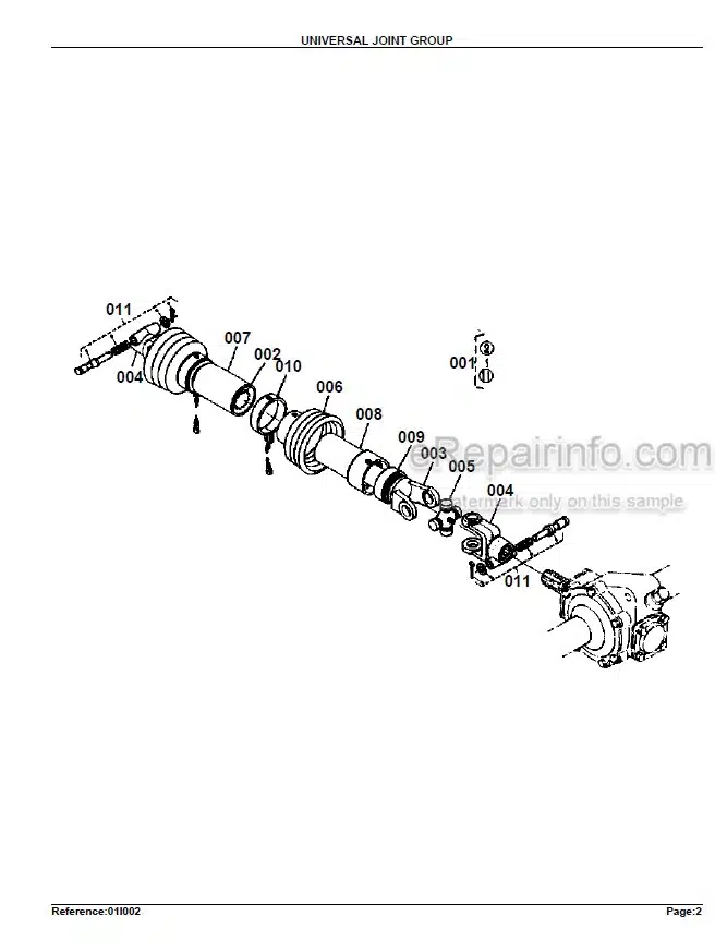 Photo 6 - Kubota FL850 Parts Book Rotary Tiller