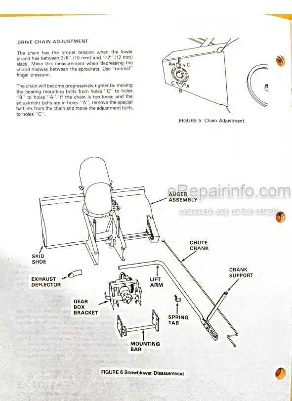 Photo 1 - Kubota G2500 G2505 Operators Manual Snowblower 70000-70228