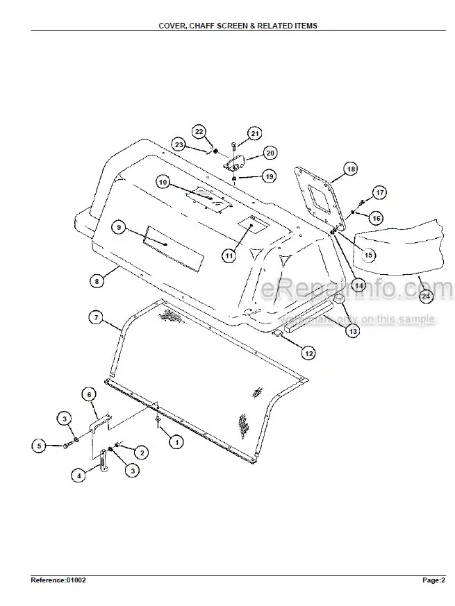 Photo 1 - Kubota GC60B Parts Book Grass Catcher