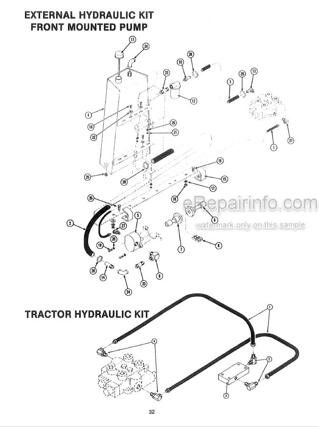 Photo 4 - Kubota L1720 Operators Manual Loader For Tractor 70000-70186