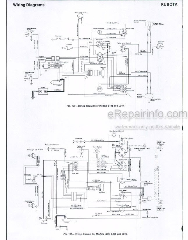 Photo 4 - Kubota L185 To L355 Shop Manual Tractor