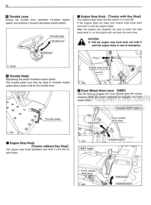 Photo 2 - Kubota L2250 L2550 L2850 L3250 Operators Manual Tractor 32430-1972-1