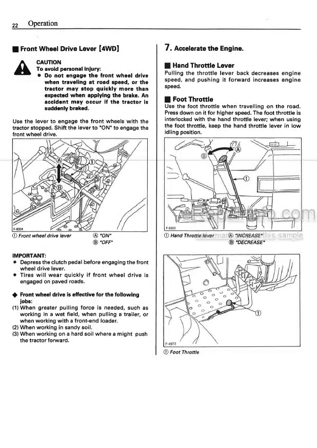 Photo 5 - Kubota L2501 Operators Manual Tractor TC550-1971-1