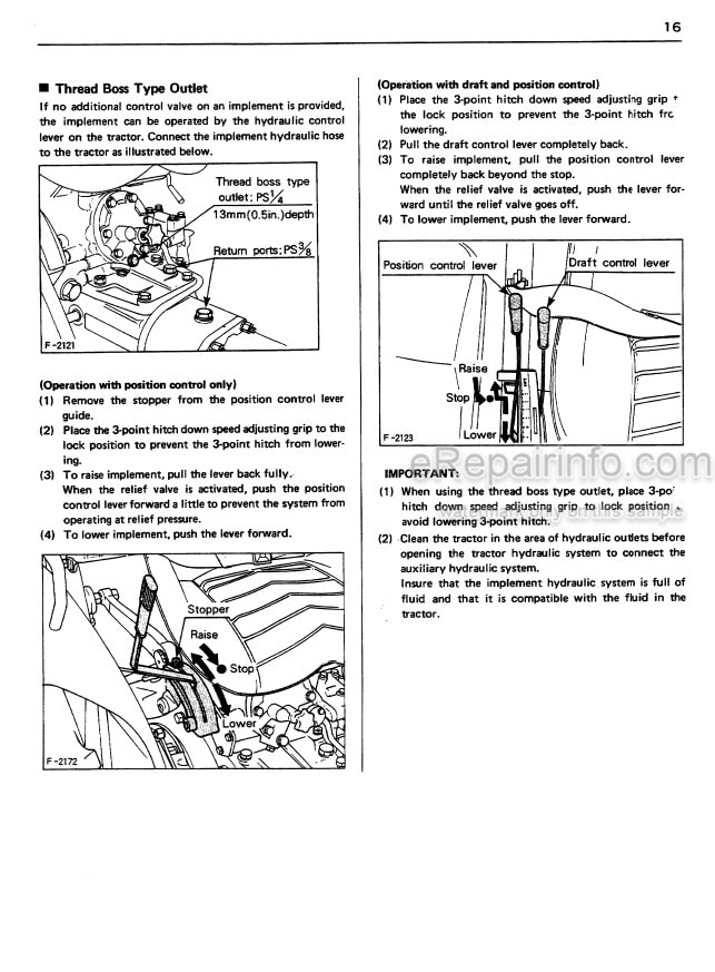 Photo 5 - Kubota L245 L245DT Operators Manual Tractor