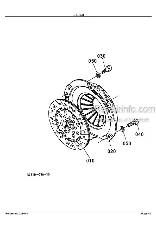 Photo 1 - Kubota L2500F Parts Book Tractor