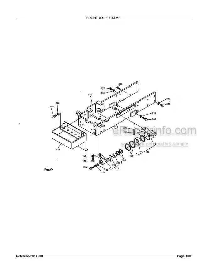 Photo 5 - Kubota L2600DT Parts Book Tractor