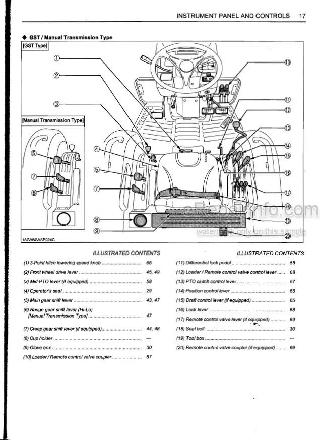 Photo 4 - Kubota L3240 To L5740 Operators Manual Tractor TD170-1971-2