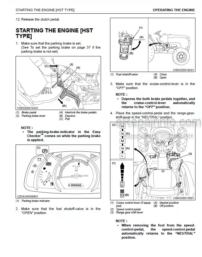 Photo 4 - Kubota L3301 L3901 Operators Manual Tractor TC620-1973-8